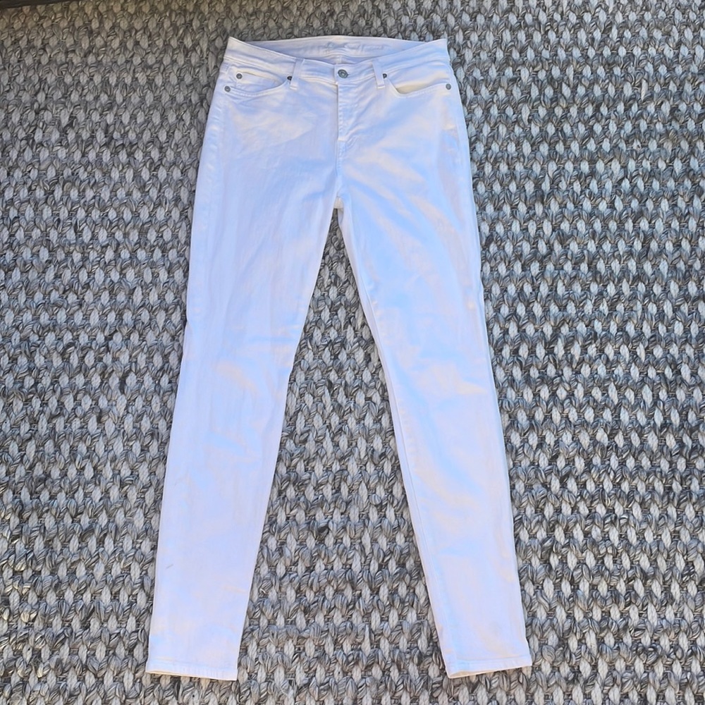 White Skinny Jean - 7 For All Mankind
